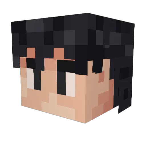 SilentStriker115 Minecraft avatar head, 3D render