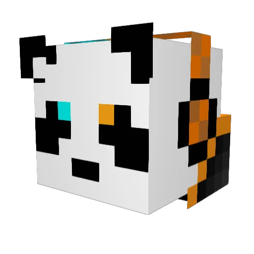 SilentStrykr Minecraft avatar head, 3D render