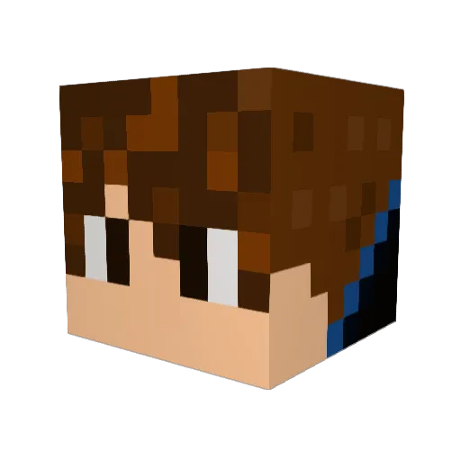SilentTalong Minecraft avatar head, 3D render