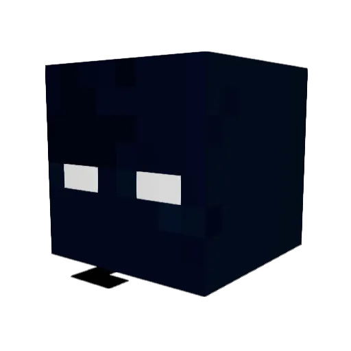 Silent_16 Minecraft avatar head, 3D render