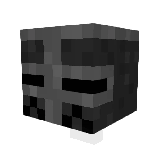 Silent_Death25 Minecraft avatar head, 3D render