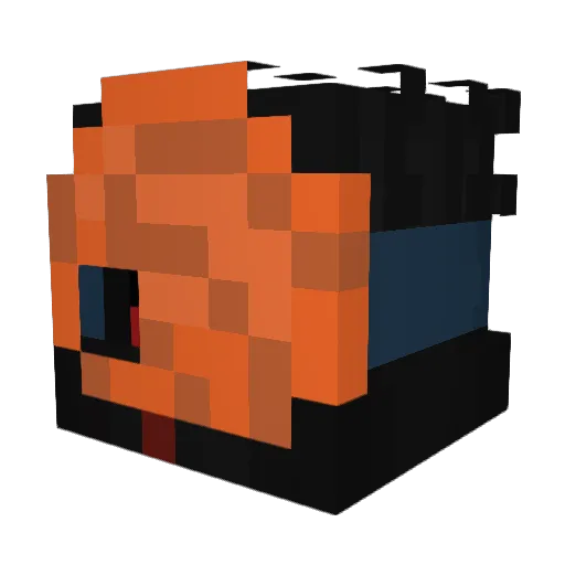Silent_Deathh1 Minecraft avatar head, 3D render