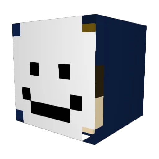 Silent_Echo7 Minecraft avatar head, 3D render
