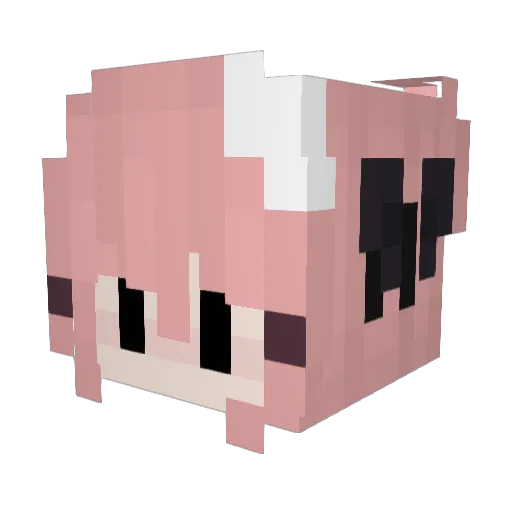Silent_Phoenix__ Minecraft avatar head, 3D render