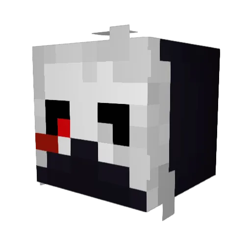 Silent_Soul Minecraft avatar head, 3D render