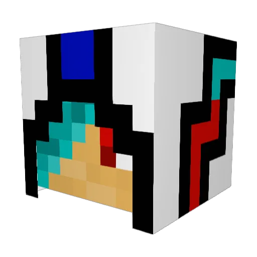 Silent_TFC Minecraft avatar head, 3D render