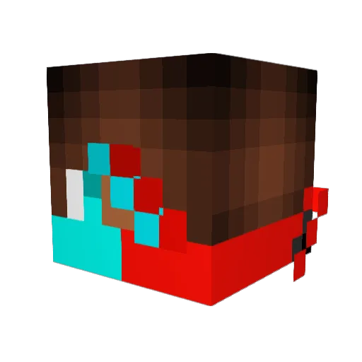 Silent_Wolf6000 Minecraft avatar head, 3D render