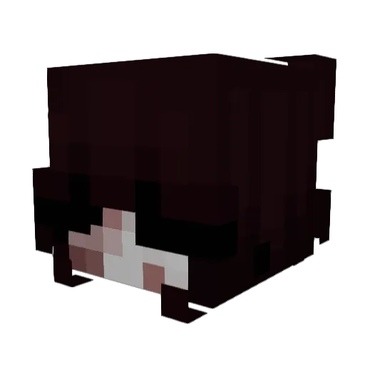 Silentiss Minecraft avatar head, 3D render
