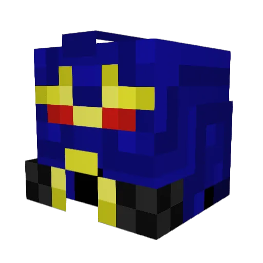 Silentmiami Minecraft avatar head, 3D render