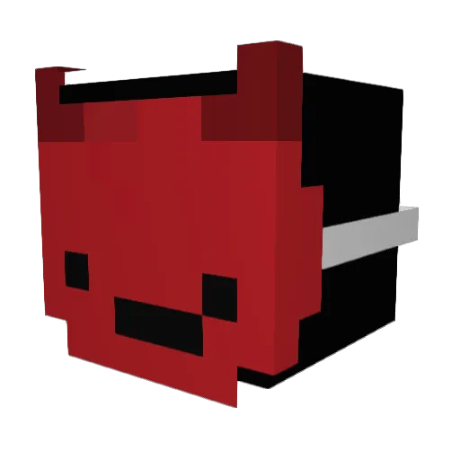 Silentub Minecraft avatar head, 3D render