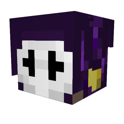 Siles_Odium Minecraft avatar head, 3D render