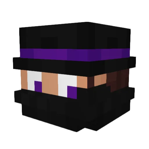 Silex001 Minecraft avatar head, 3D render