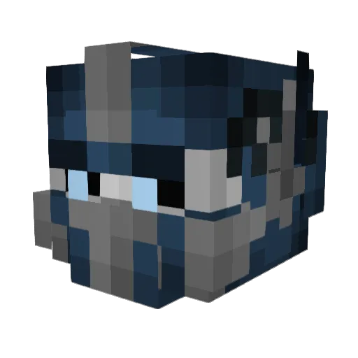 Silexx98 Minecraft avatar head, 3D render