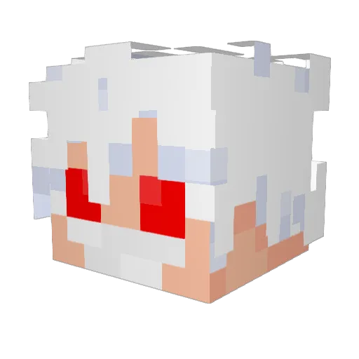 SiliceHellscream Minecraft avatar head, 3D render