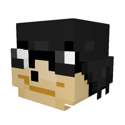 SiljaSusann Minecraft avatar head, 3D render