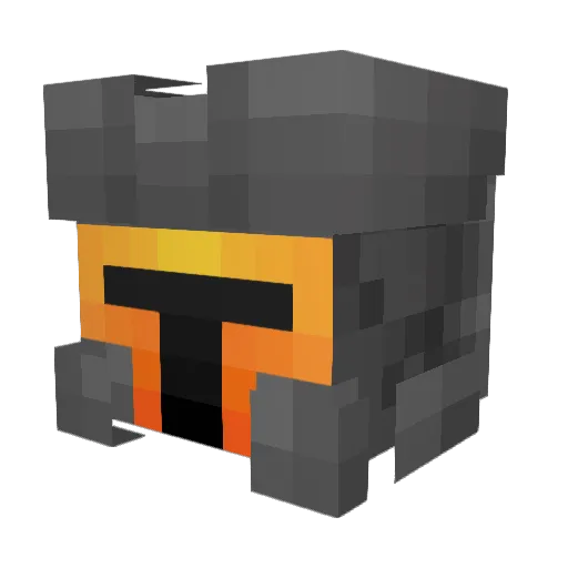 Silk91 Minecraft avatar head, 3D render