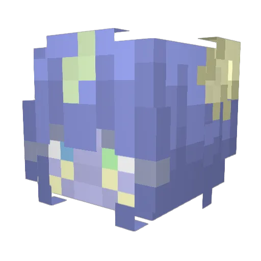 Silkareli Minecraft avatar head, 3D render