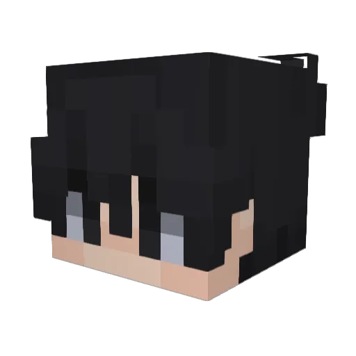 Silkence Minecraft avatar head, 3D render