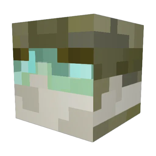 Silkenweave Minecraft avatar head, 3D render