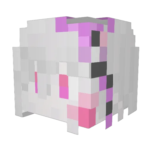 SilkyZdx Minecraft avatar head, 3D render