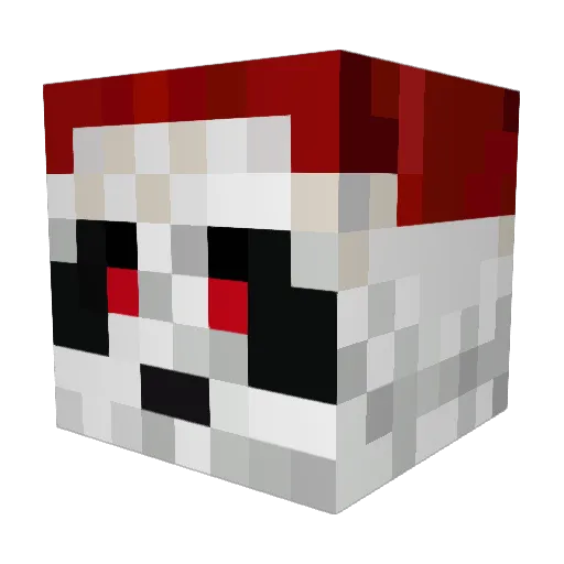 Silky_Playz Minecraft avatar head, 3D render