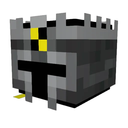 Sillizarr Minecraft avatar head, 3D render