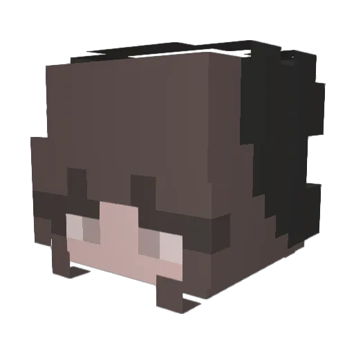 Silloh2 Minecraft avatar head, 3D render