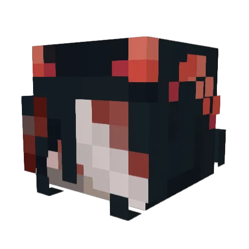 Sillvv_ Minecraft avatar head, 3D render