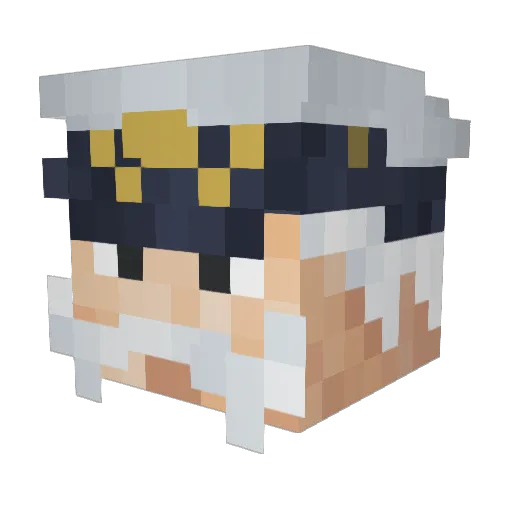 SillyBillyKid Minecraft avatar head, 3D render