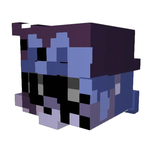 SillyBillyMan Minecraft avatar head, 3D render