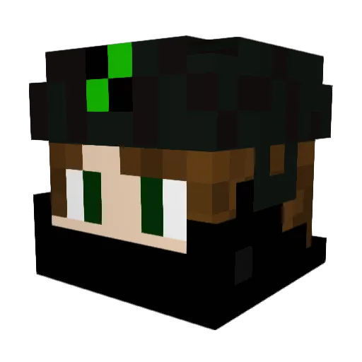 SillyBoy18 Minecraft avatar head, 3D render