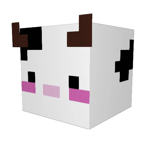 SillyCow8745 Minecraft avatar head, 3D render