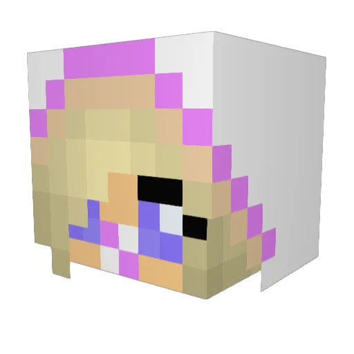SillyCreeper2003 Minecraft avatar head, 3D render