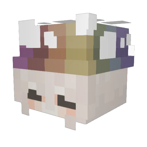 SillyGoose03 Minecraft avatar head, 3D render