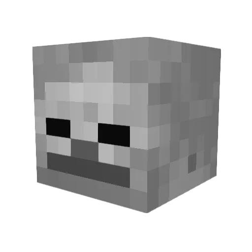 SillyGoose37 Minecraft avatar head, 3D render