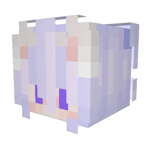 SillyKitty0920 Minecraft avatar head, 3D render