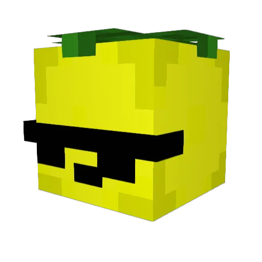 SillyLemon_ Minecraft avatar head, 3D render