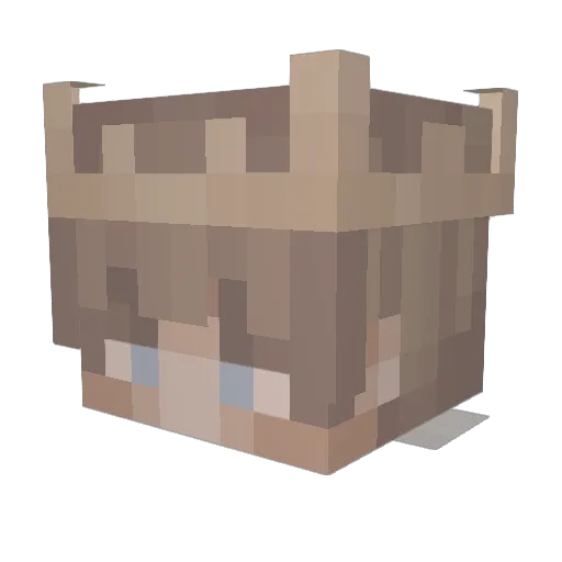 SillyLukas Minecraft avatar head, 3D render