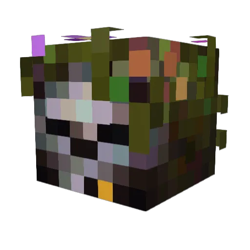 SillyMaestro Minecraft avatar head, 3D render