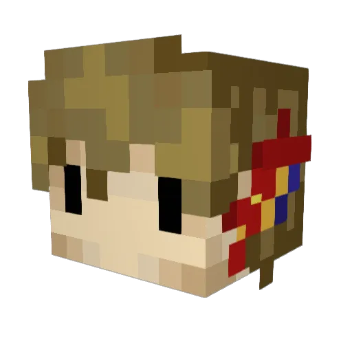 SillyPajaro_loro Minecraft avatar head, 3D render