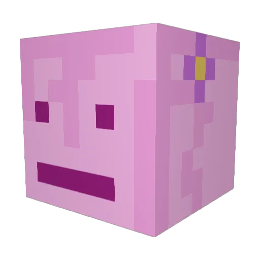SillyRocio Minecraft avatar head, 3D render