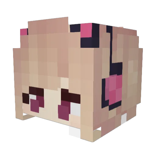SillyRowi Minecraft avatar head, 3D render
