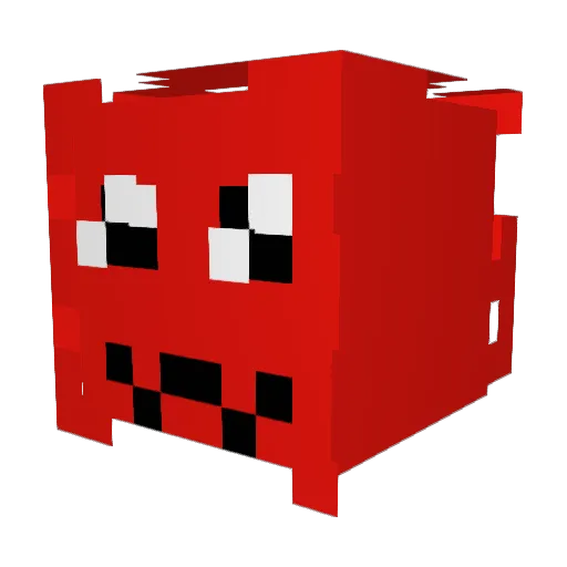 SillySpiral Minecraft avatar head, 3D render