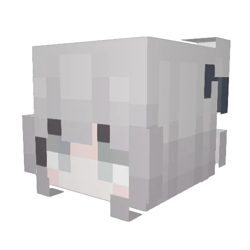 SillyTrix Minecraft avatar head, 3D render