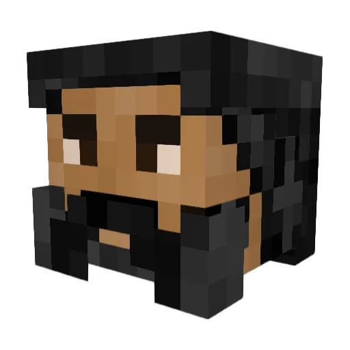 SillyUsername Minecraft avatar head, 3D render