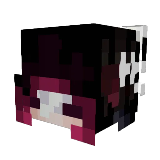 Silly_Koi Minecraft avatar head, 3D render