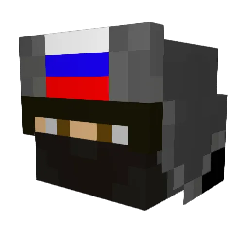 Silly_Mob Minecraft avatar head, 3D render