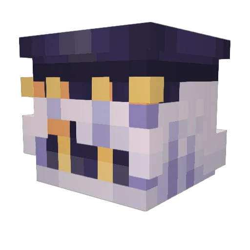 Sillycake11037 Minecraft avatar head, 3D render