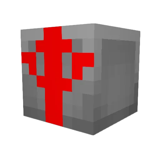 Sillysaus Minecraft avatar head, 3D render