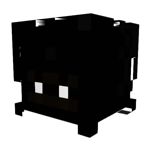 Silo_ette Minecraft avatar head, 3D render